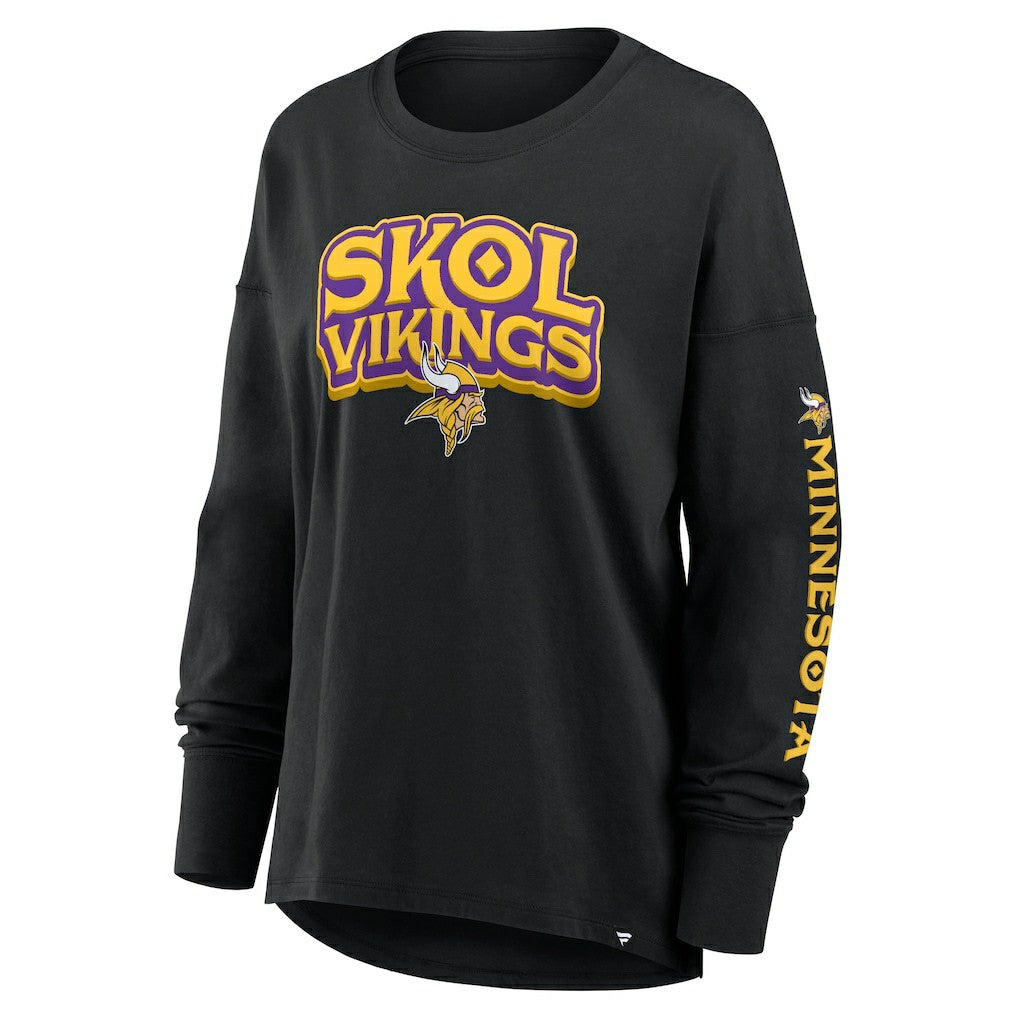 Minnesota Vikings Women's Hometown Legacy Long Sleeve T-Shirt - Black discount