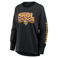 Minnesota Vikings Women's Hometown Legacy Long Sleeve T-Shirt - Black discount