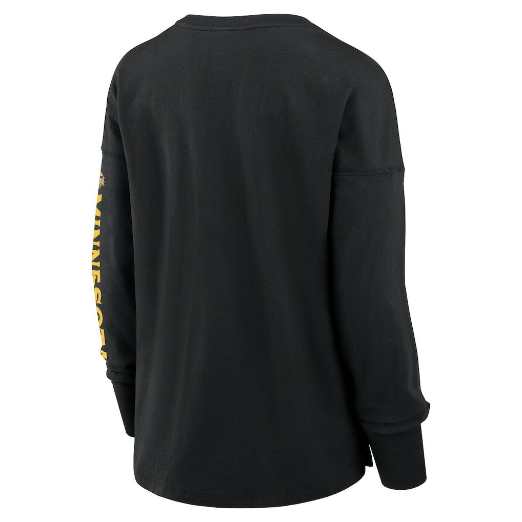 Minnesota Vikings Women's Hometown Legacy Long Sleeve T-Shirt - Black discount