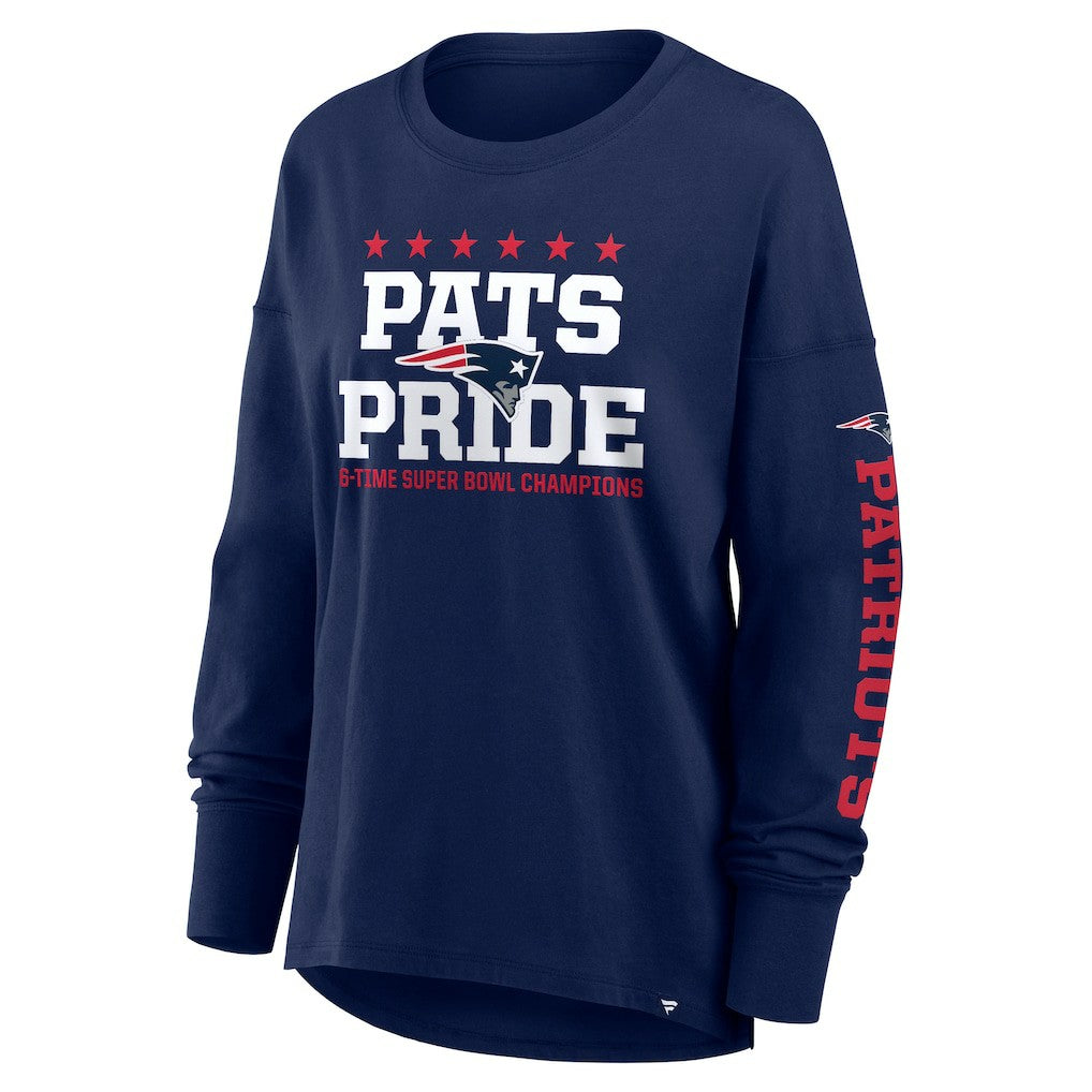 New England Patriots Women's Hometown Legacy Long Sleeve T-Shirt - Navy cheap