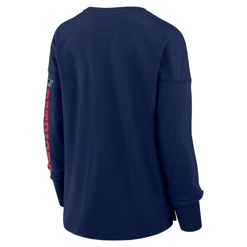 New England Patriots Women's Hometown Legacy Long Sleeve T-Shirt - Navy cheap