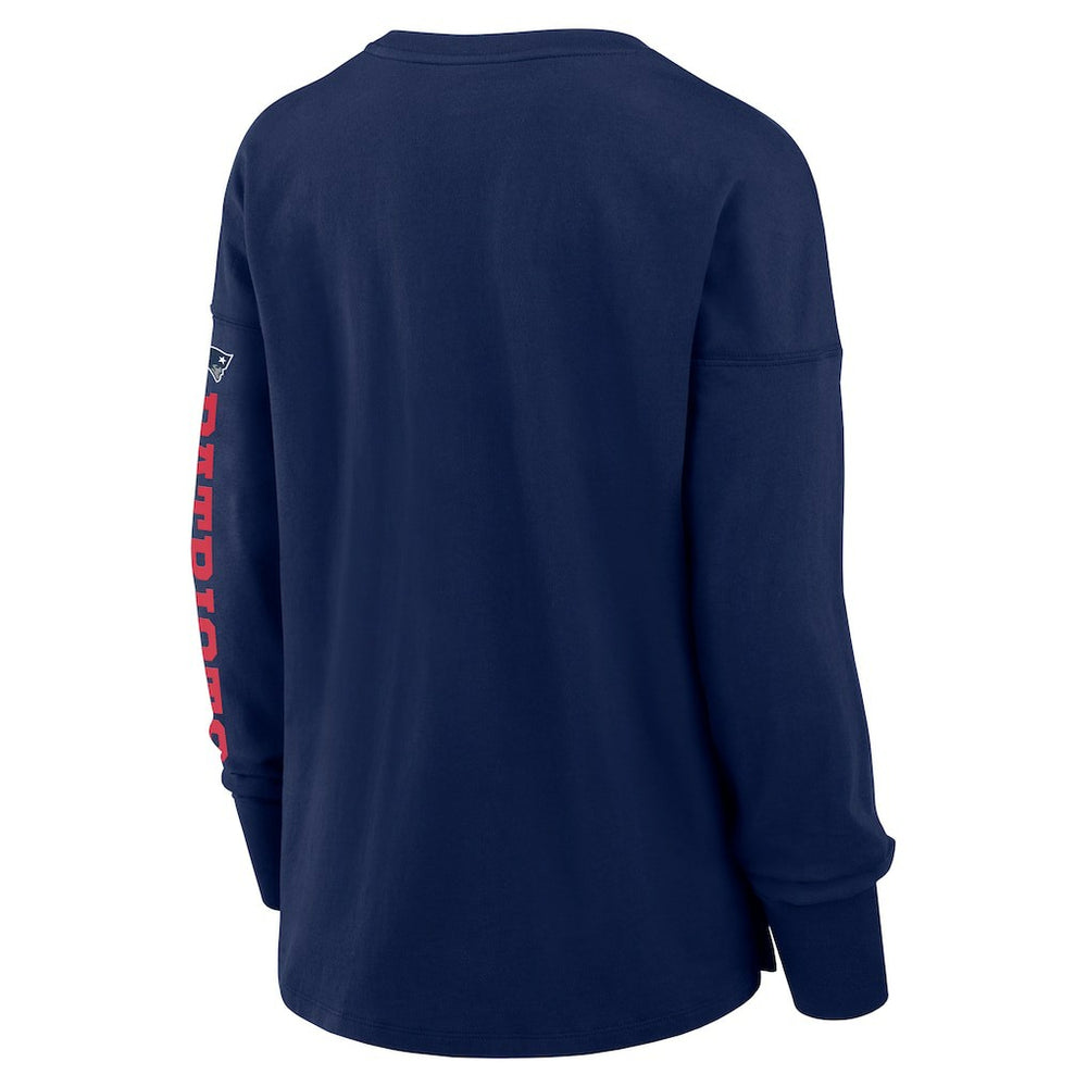 New England Patriots Women's Hometown Legacy Long Sleeve T-Shirt - Navy cheap