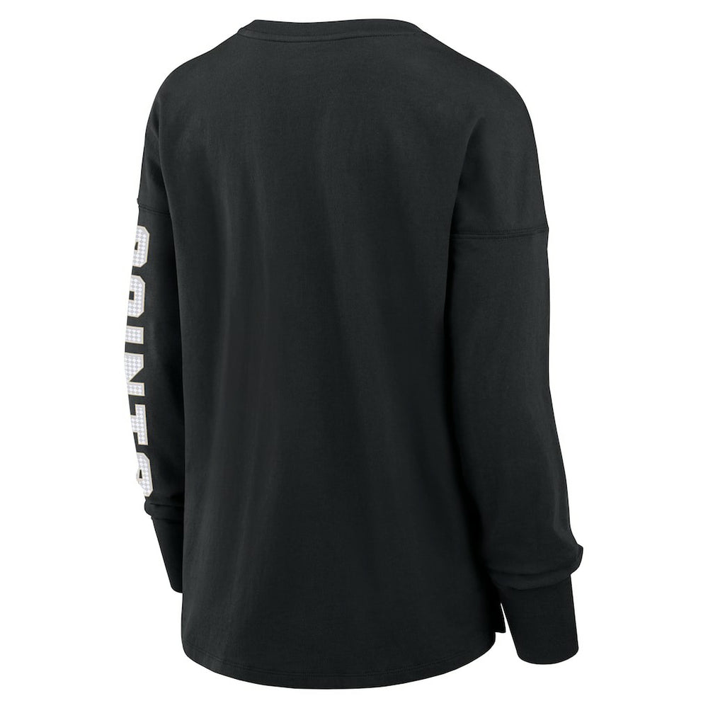 New Orleans Saints Women's Hometown Legacy Long Sleeve T-Shirt - Black outlet