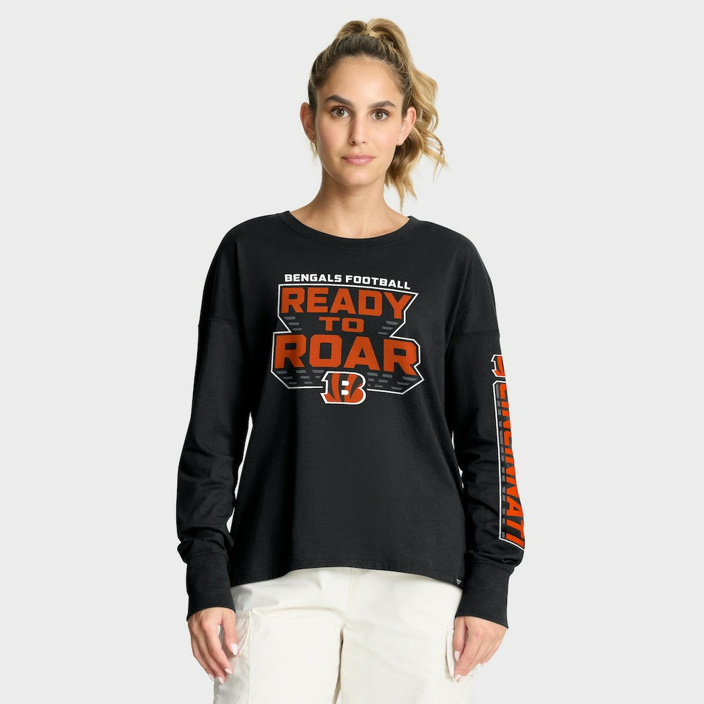 Cincinnati Bengals Women's Hometown Legacy Long Sleeve T-Shirt - Black discount