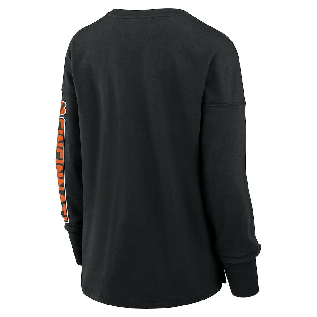 Cincinnati Bengals Women's Hometown Legacy Long Sleeve T-Shirt - Black discount