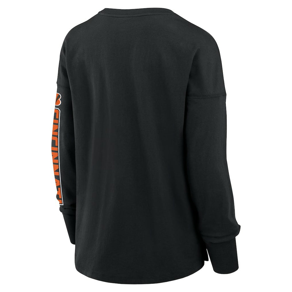 Cincinnati Bengals Women's Hometown Legacy Long Sleeve T-Shirt - Black discount