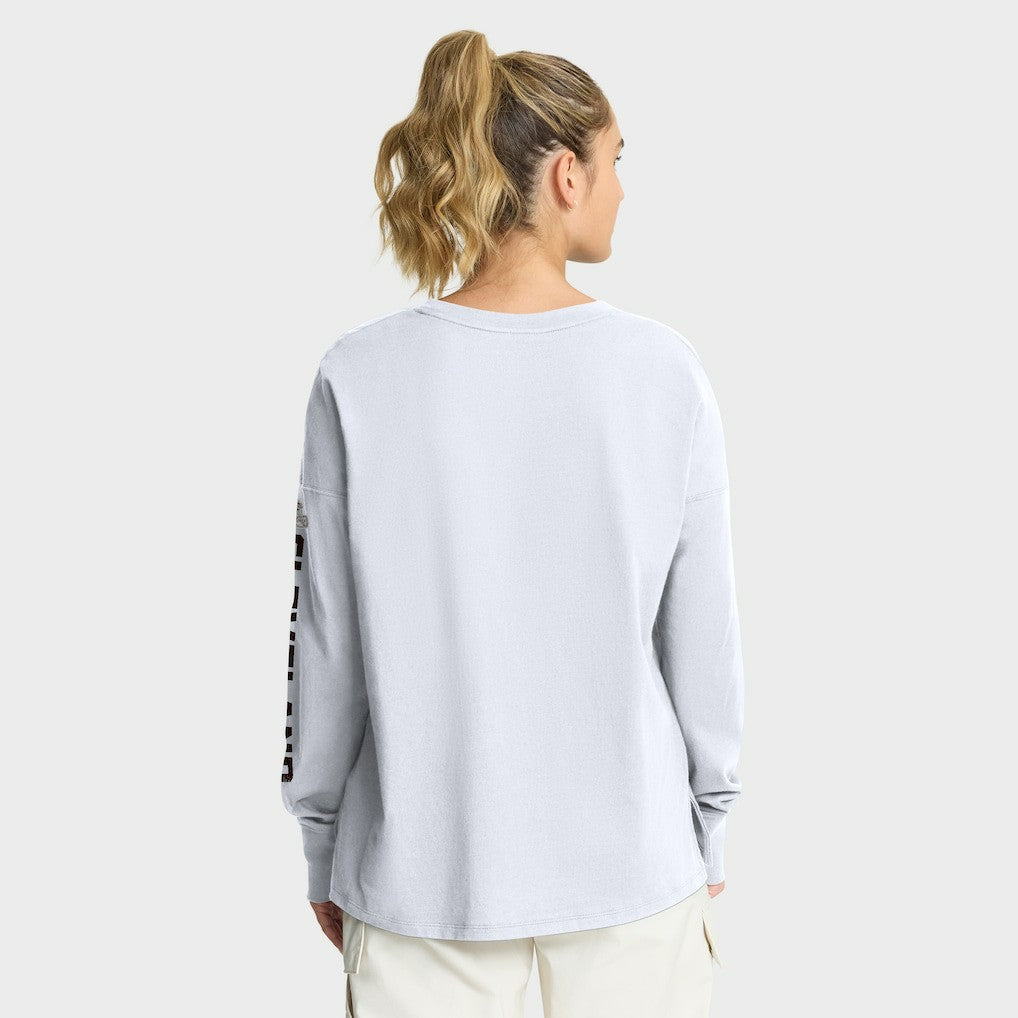 Cleveland Browns Women's Hometown Legacy Long Sleeve T-Shirt - White discount