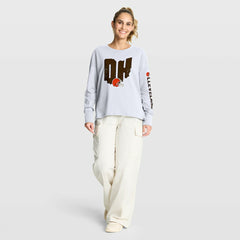 Cleveland Browns Women's Hometown Legacy Long Sleeve T-Shirt - White discount