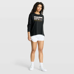 Baltimore Ravens Women's Hometown Legacy Long Sleeve T-Shirt - Black discount