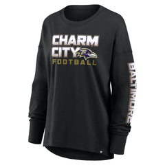 Baltimore Ravens Women's Hometown Legacy Long Sleeve T-Shirt - Black discount