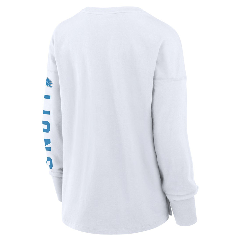 Detroit Lions Women's Hometown Legacy Long Sleeve T-Shirt - White on sale
