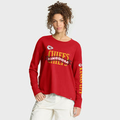 Kansas City Chiefs Women's Hometown Legacy Long Sleeve T-Shirt - Red outlet