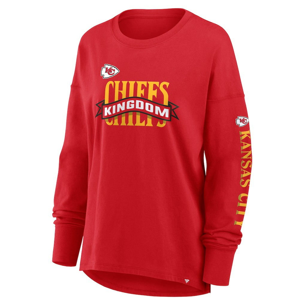 Kansas City Chiefs Women's Hometown Legacy Long Sleeve T-Shirt - Red outlet