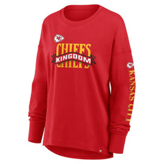 Kansas City Chiefs Women's Hometown Legacy Long Sleeve T-Shirt - Red outlet