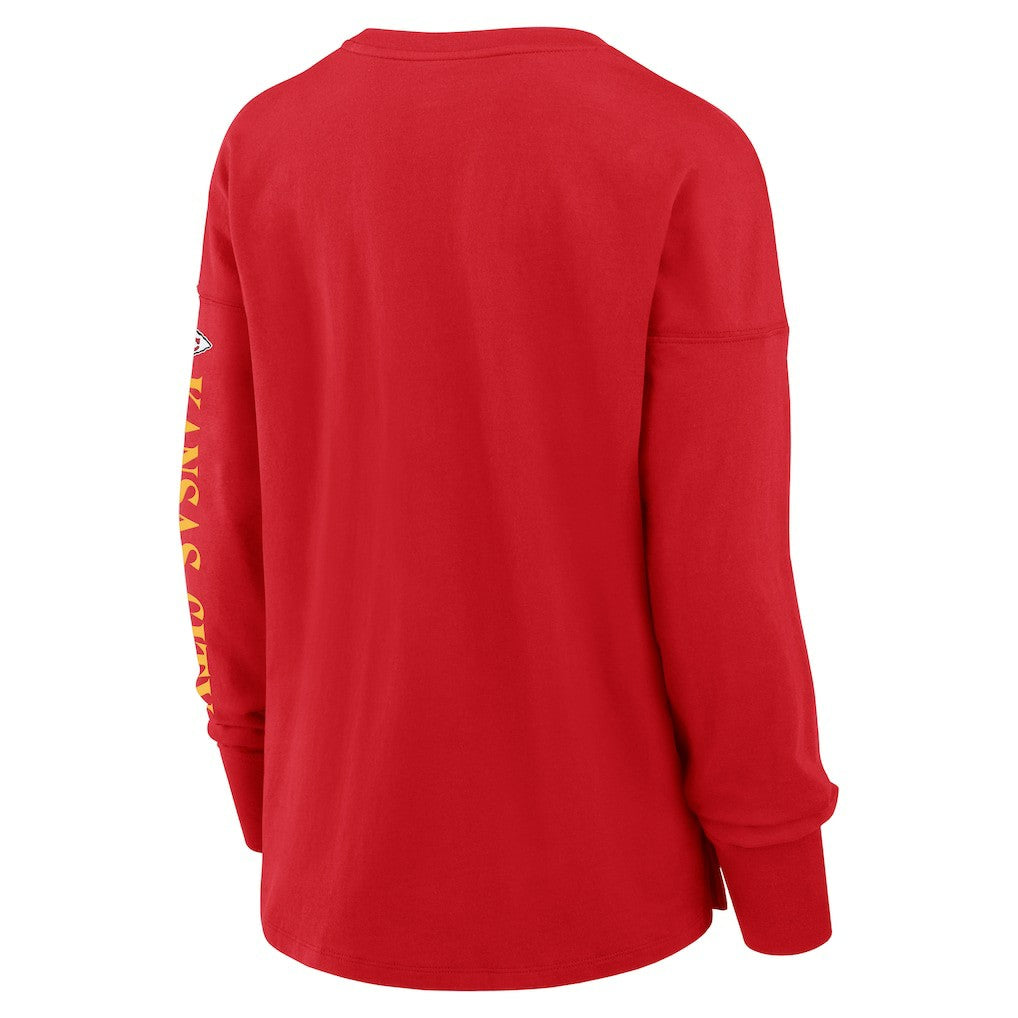 Kansas City Chiefs Women's Hometown Legacy Long Sleeve T-Shirt - Red outlet