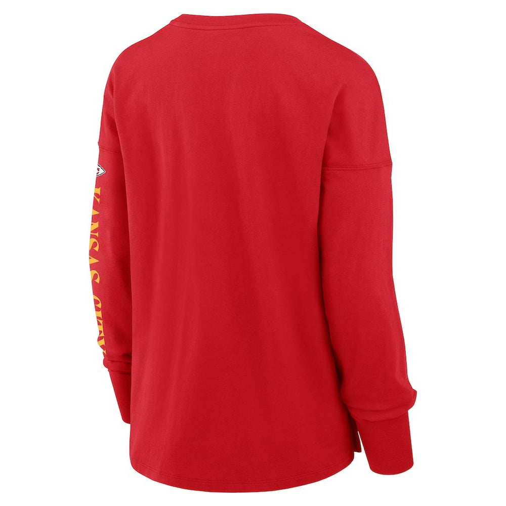 Kansas City Chiefs Women's Hometown Legacy Long Sleeve T-Shirt - Red outlet