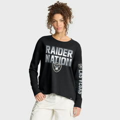Las Vegas Raiders Women's Hometown Legacy Long Sleeve T-Shirt - Black for sale