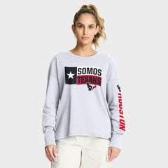 Houston Texans Women's Hometown Legacy Long Sleeve T-Shirt - White cheap