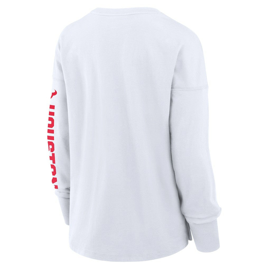 Houston Texans Women's Hometown Legacy Long Sleeve T-Shirt - White cheap