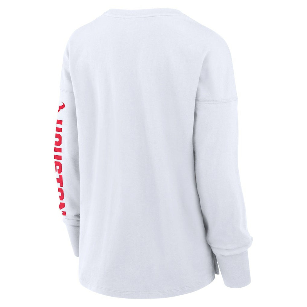 Houston Texans Women's Hometown Legacy Long Sleeve T-Shirt - White cheap