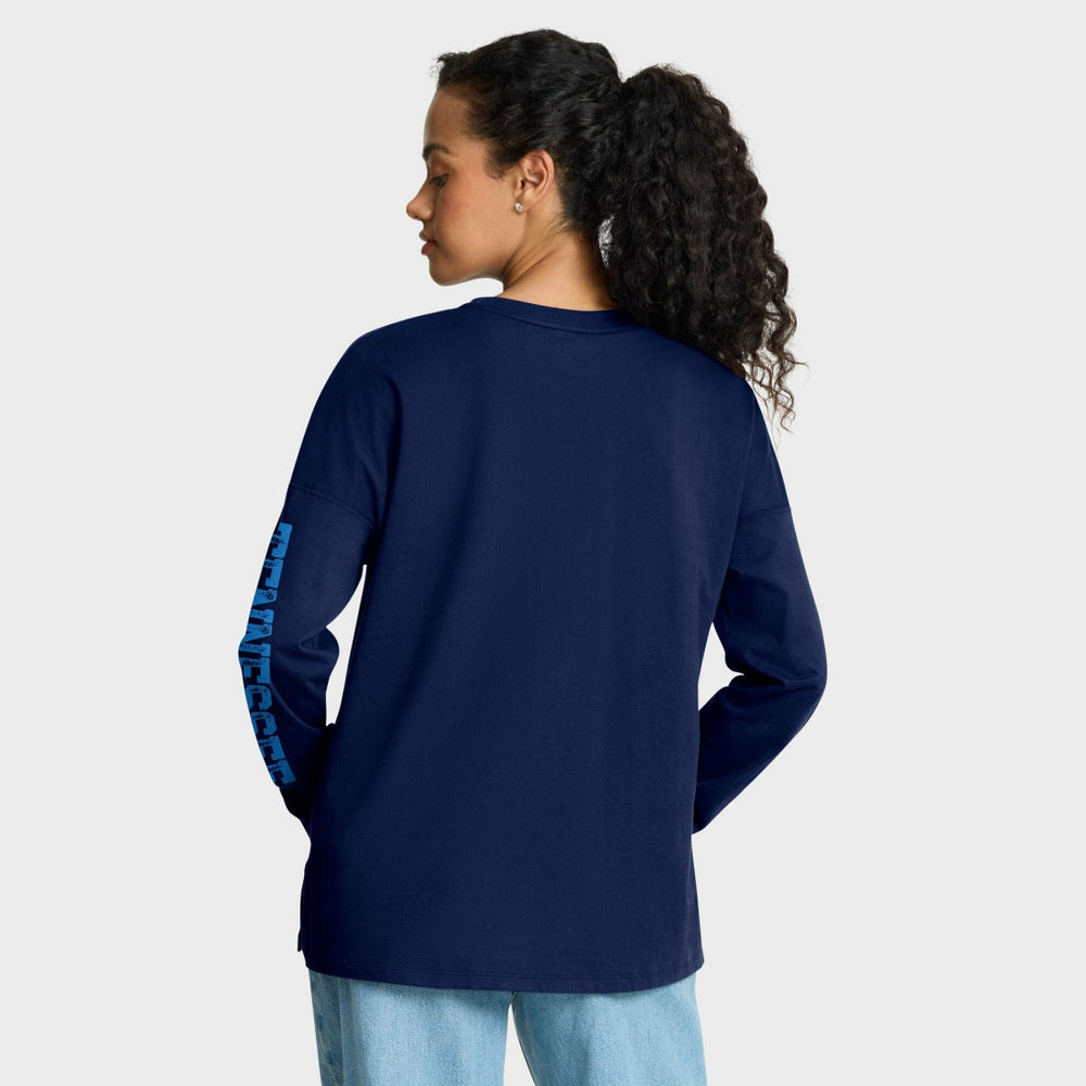 Tennessee Titans Women's Hometown Legacy Long Sleeve T-Shirt - Navy for sale