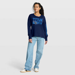 Tennessee Titans Women's Hometown Legacy Long Sleeve T-Shirt - Navy for sale