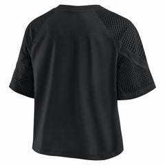 Kansas City Chiefs Women's Oversized Raglan V-Neck Blackout Fashion Jersey on sale