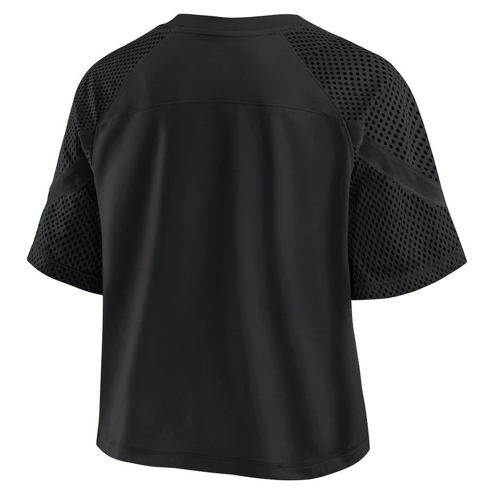 Philadelphia Eagles Women's Oversized Raglan V-Neck Blackout Fashion Jersey outlet