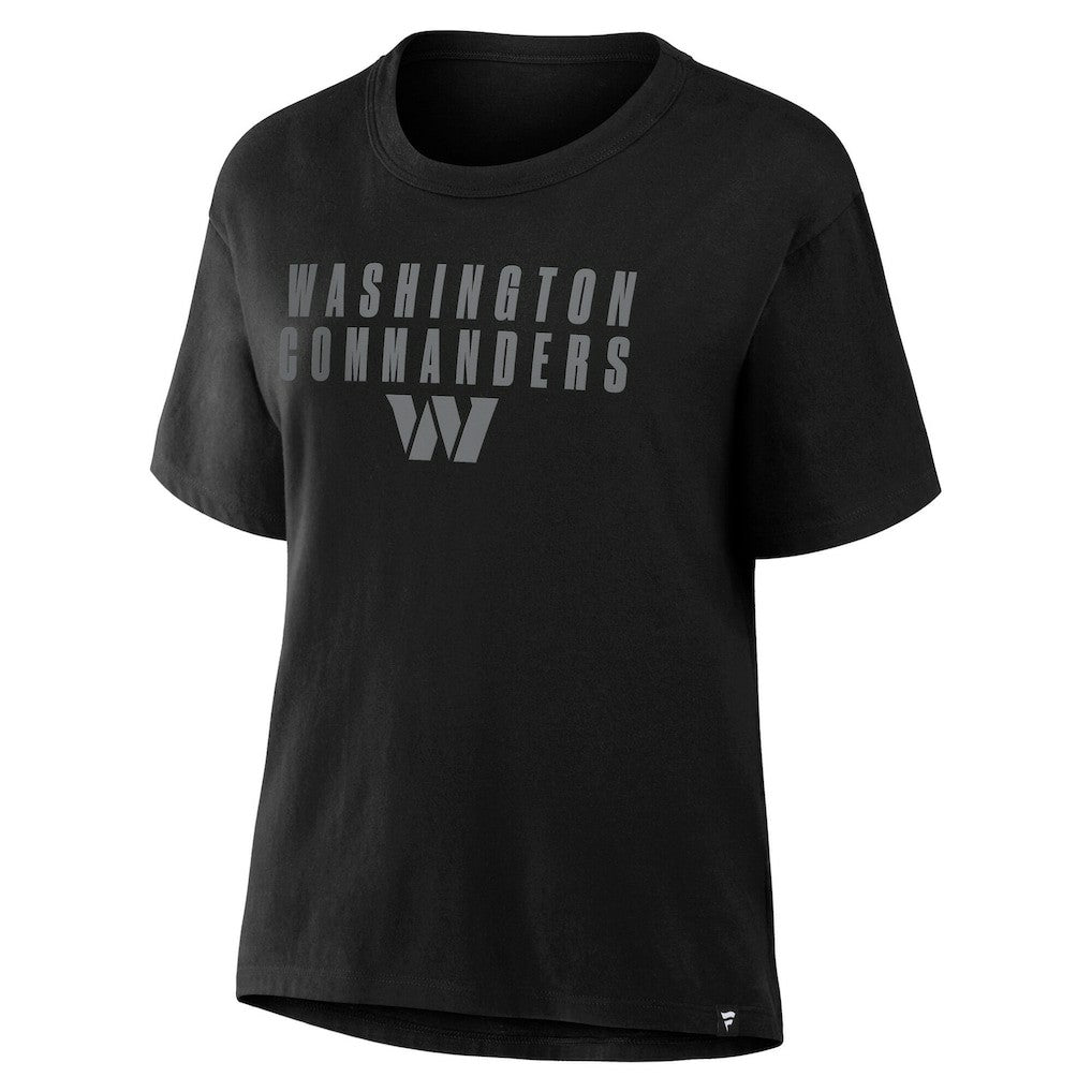 Washington Commanders Women's Blackout Kneel Down Legacy T-Shirt - Black outlet