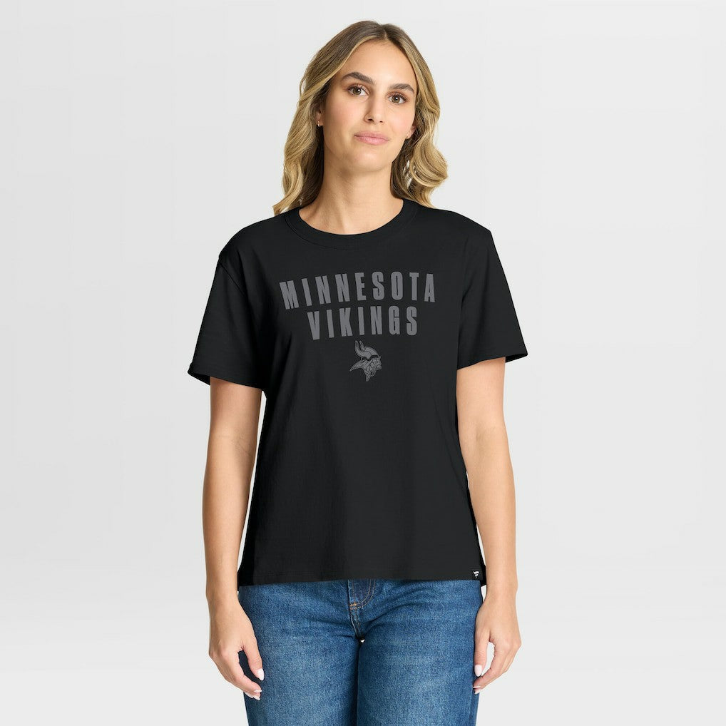 Minnesota Vikings Women's Blackout Kneel Down Legacy T-Shirt - Black sale