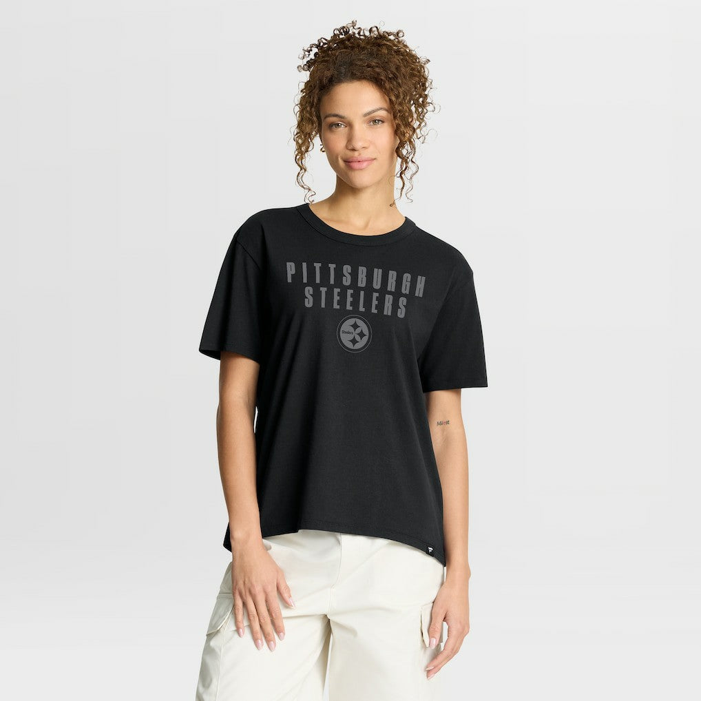 Pittsburgh Steelers Women's Blackout Kneel Down Legacy T-Shirt - Black outlet