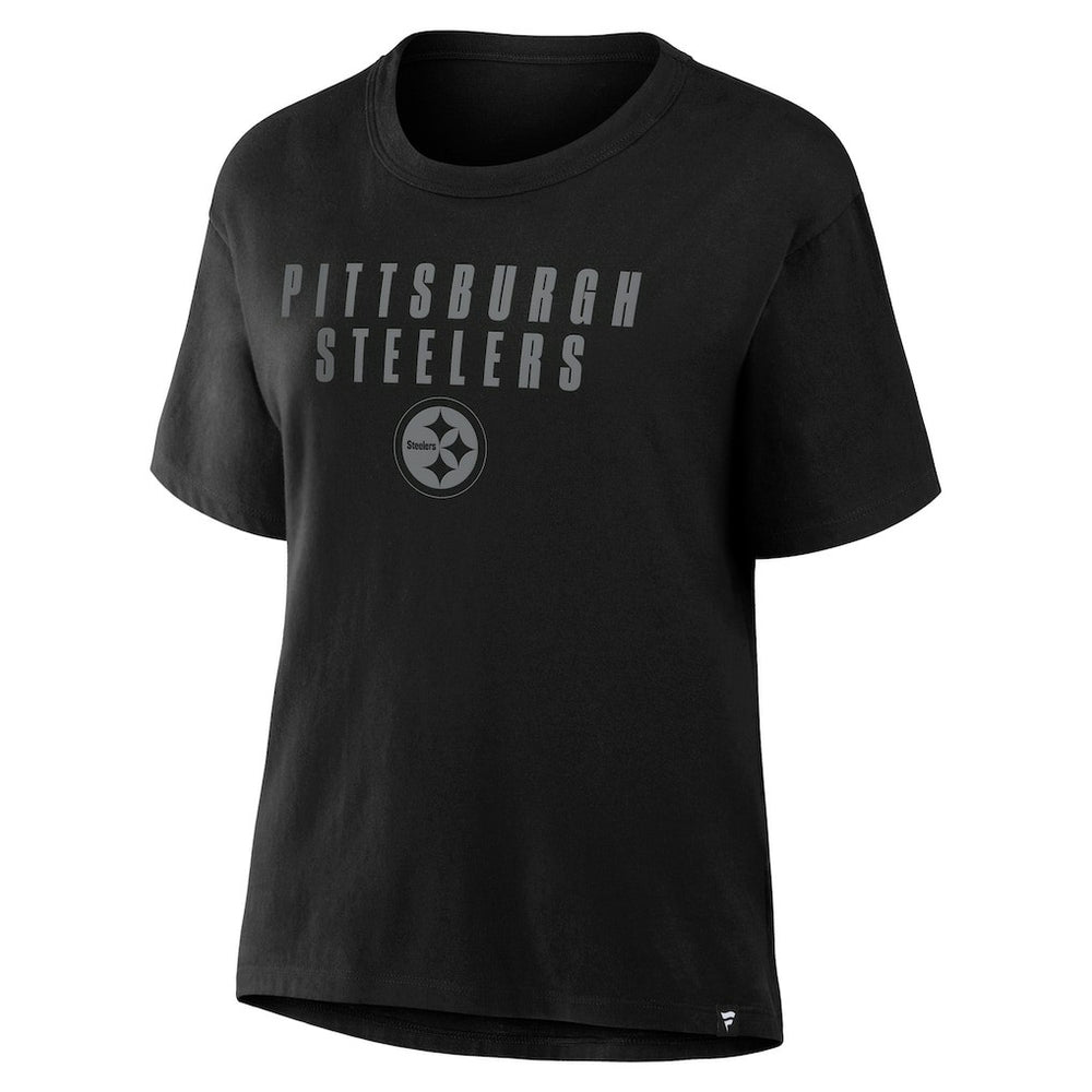 Pittsburgh Steelers Women's Blackout Kneel Down Legacy T-Shirt - Black outlet