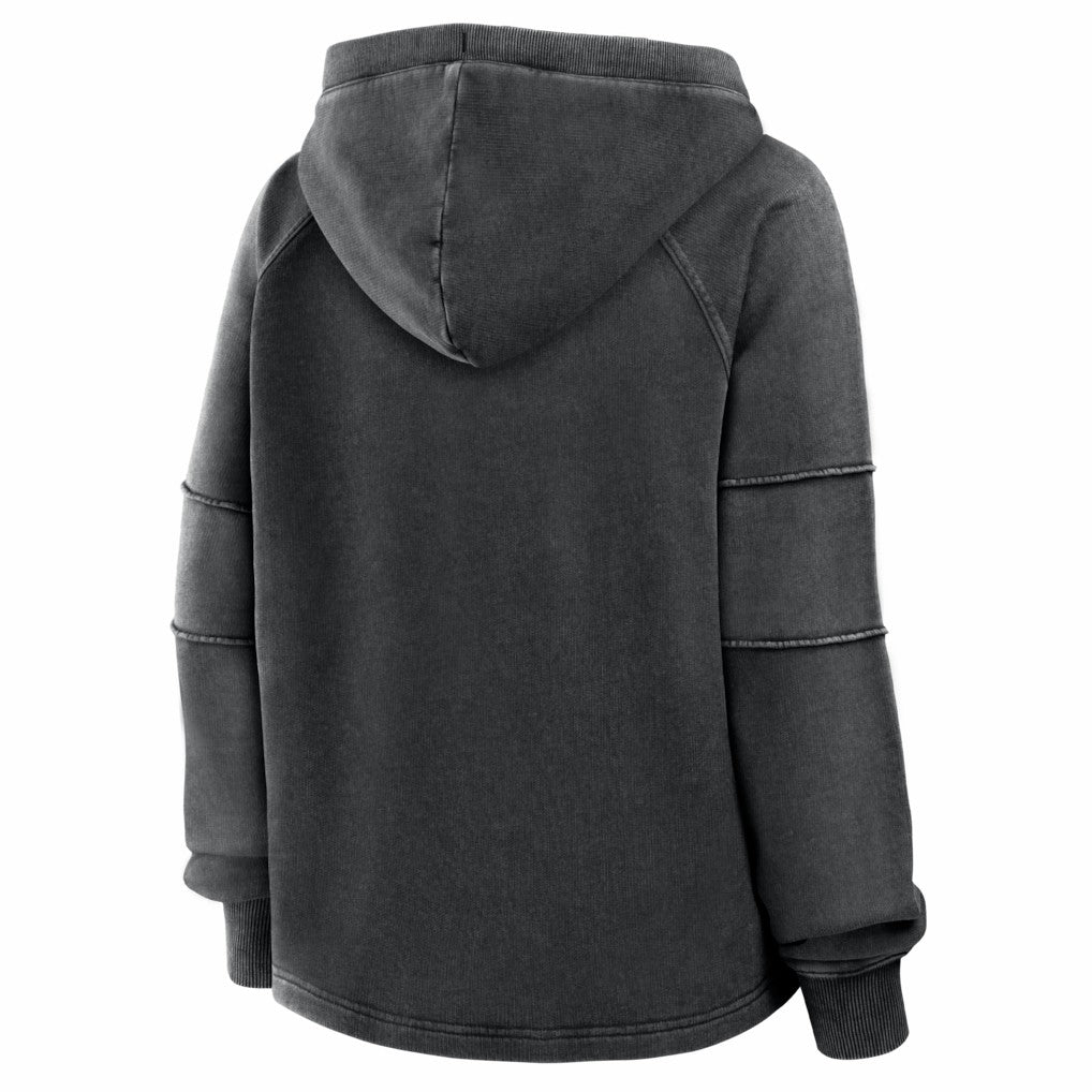 Philadelphia Eagles Women's Oversized Raglan Gridiron Hoodie - Black on sale