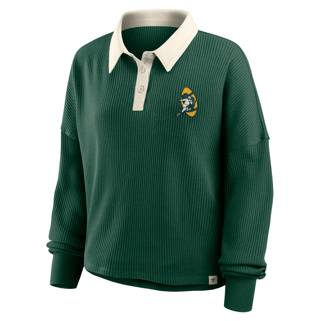 Green Bay Packers Women's Oversized Hometown Premium Thermal Long Sleeve Shirt - Green cheap