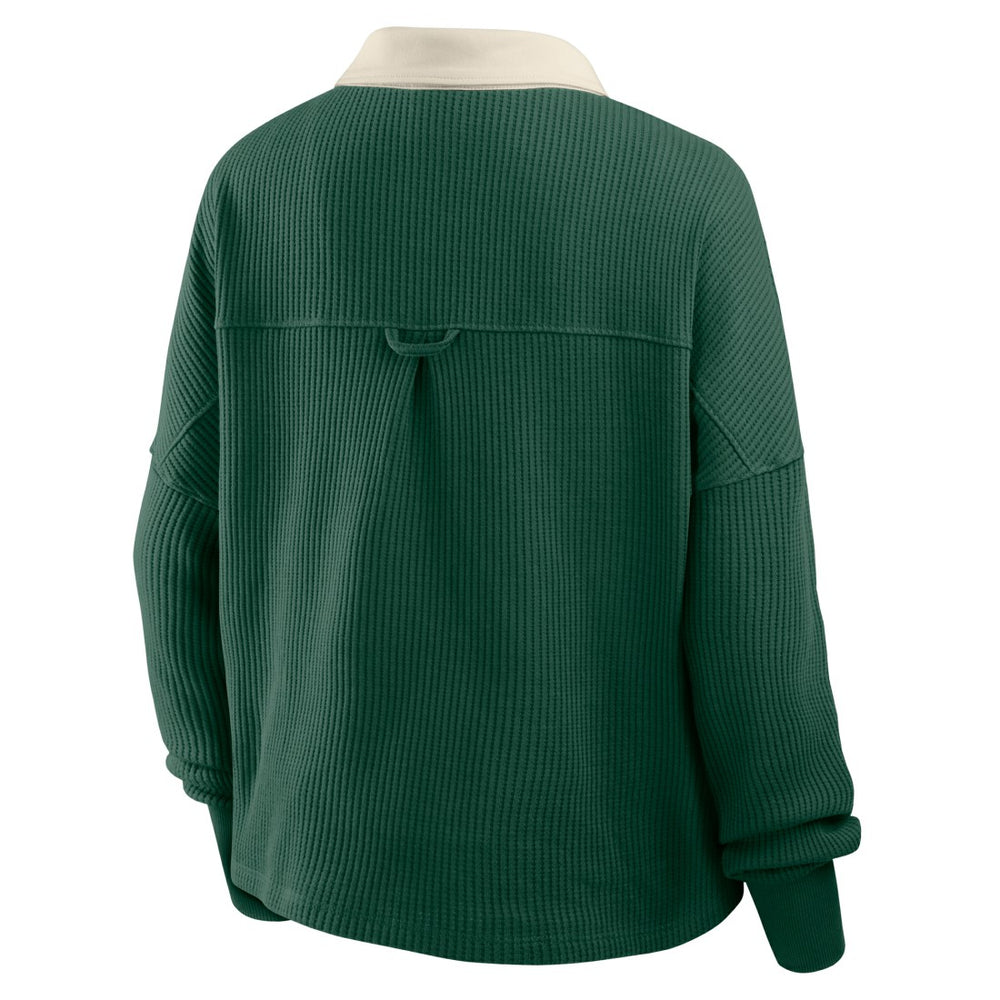 Green Bay Packers Women's Oversized Hometown Premium Thermal Long Sleeve Shirt - Green cheap