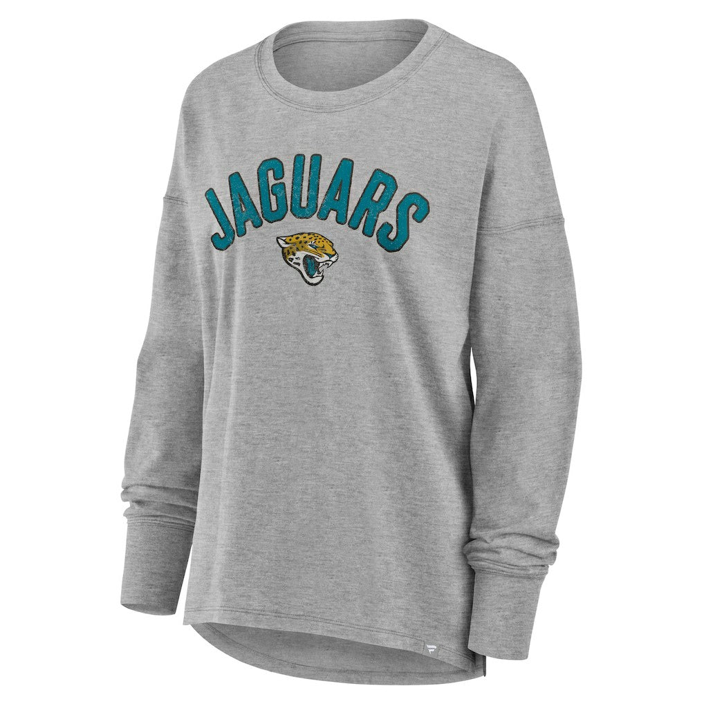 Jacksonville Jaguars Women's Hometown Legacy Long Sleeve T-Shirt - Heather Gray outlet