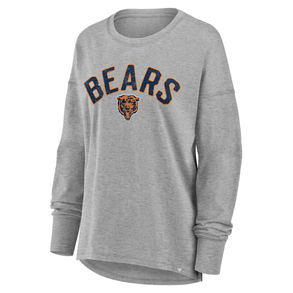Chicago Bears Women's Hometown Legacy Long Sleeve T-Shirt - Heather Gray discount