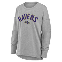 Baltimore Ravens Women's Hometown Legacy Long Sleeve T-Shirt - Heather Gray online