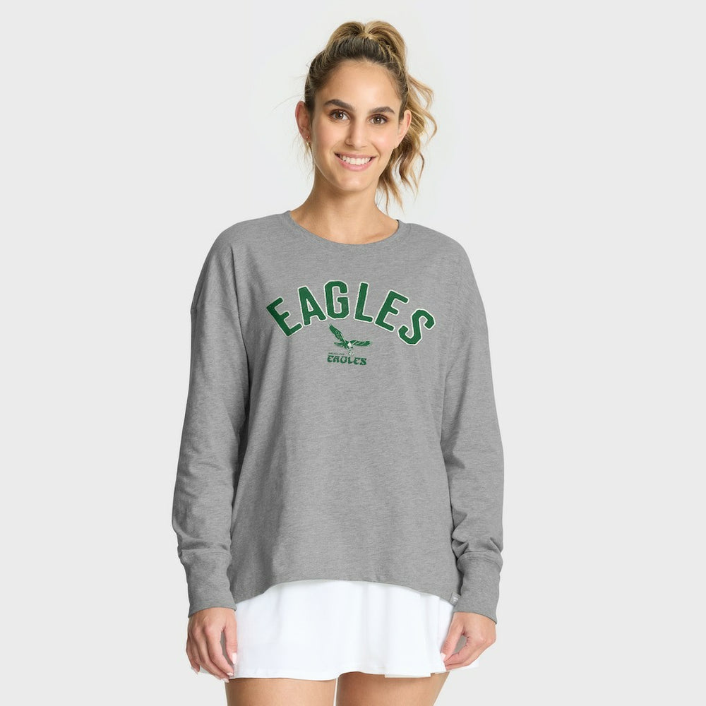 Philadelphia Eagles Women's Hometown Legacy Long Sleeve T-Shirt - Heather Gray outlet
