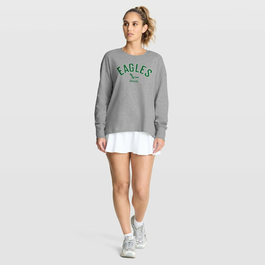 Philadelphia Eagles Women's Hometown Legacy Long Sleeve T-Shirt - Heather Gray outlet