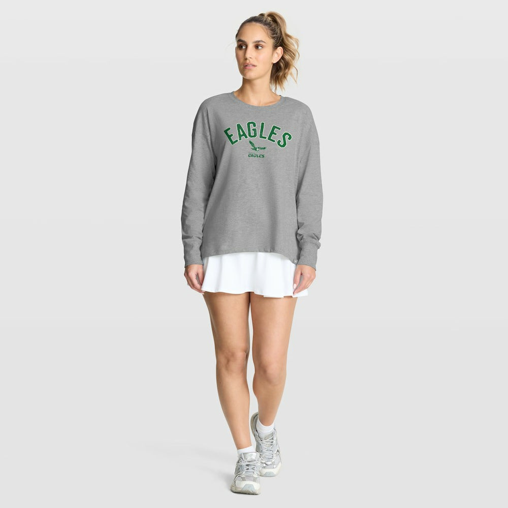 Philadelphia Eagles Women's Hometown Legacy Long Sleeve T-Shirt - Heather Gray outlet