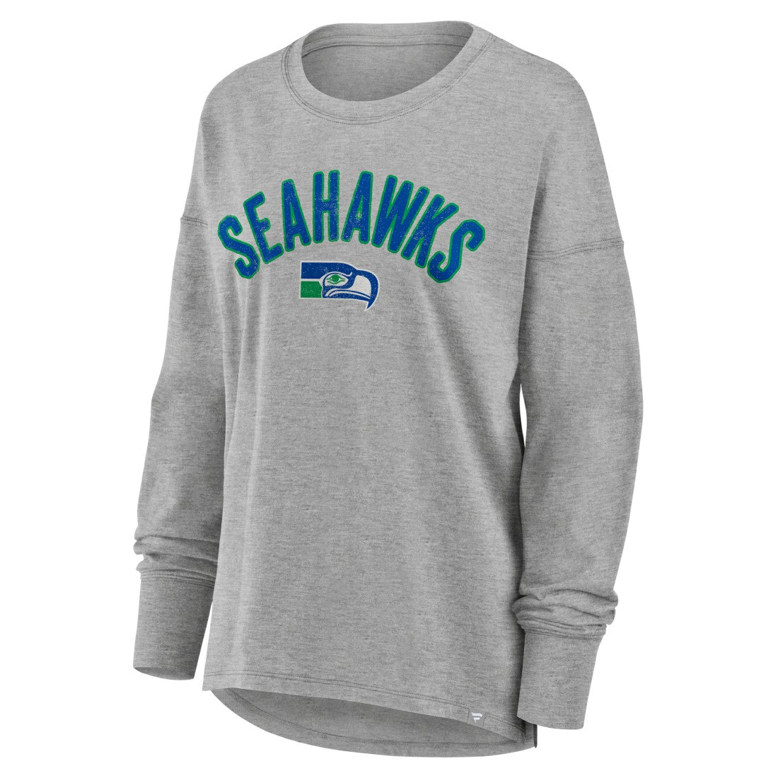 Seattle Seahawks Women's Hometown Legacy Long Sleeve T-Shirt - Heather Gray discount