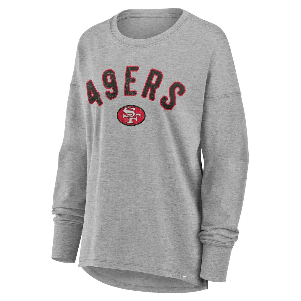 San Francisco 49ers Women's Hometown Legacy Long Sleeve T-Shirt - Heather Gray online