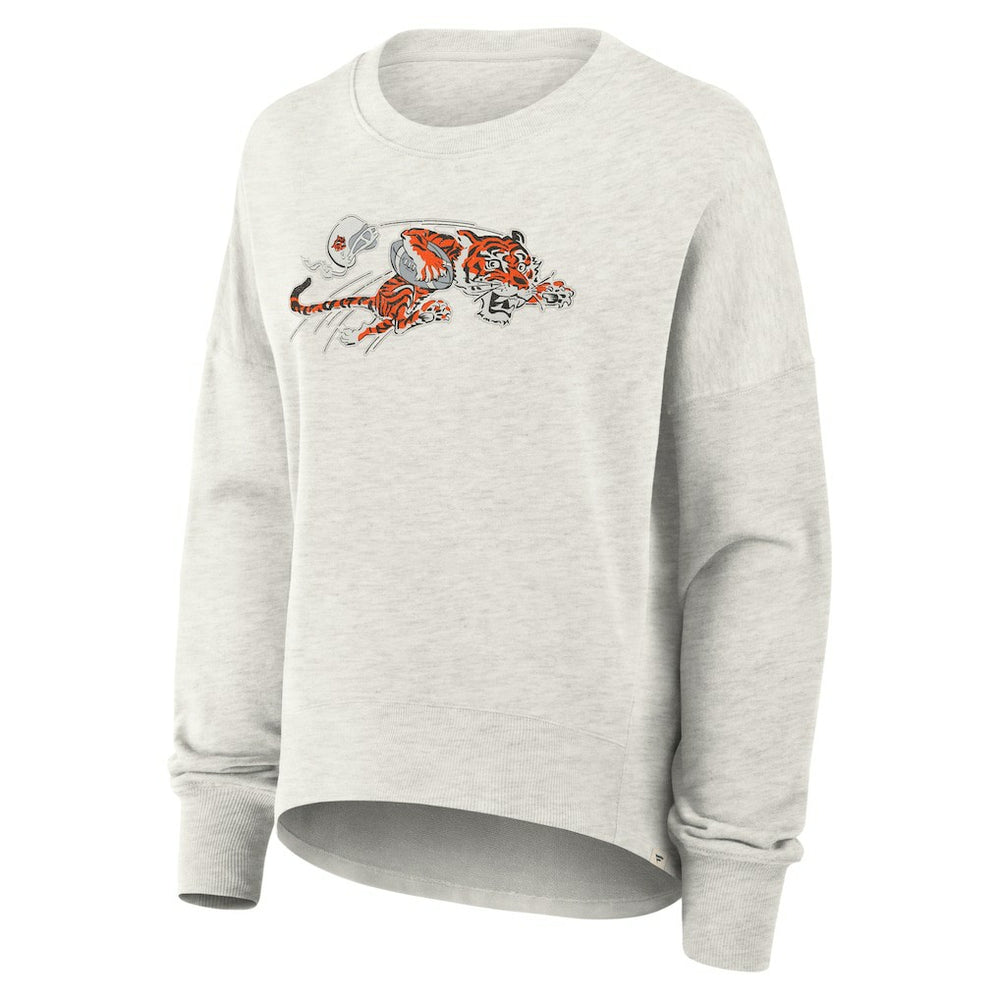Cincinnati Bengals Women's Oversized Hometown Pullover Sweatshirt - Heather Gray online