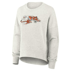 Cincinnati Bengals Women's Oversized Hometown Pullover Sweatshirt - Heather Gray online