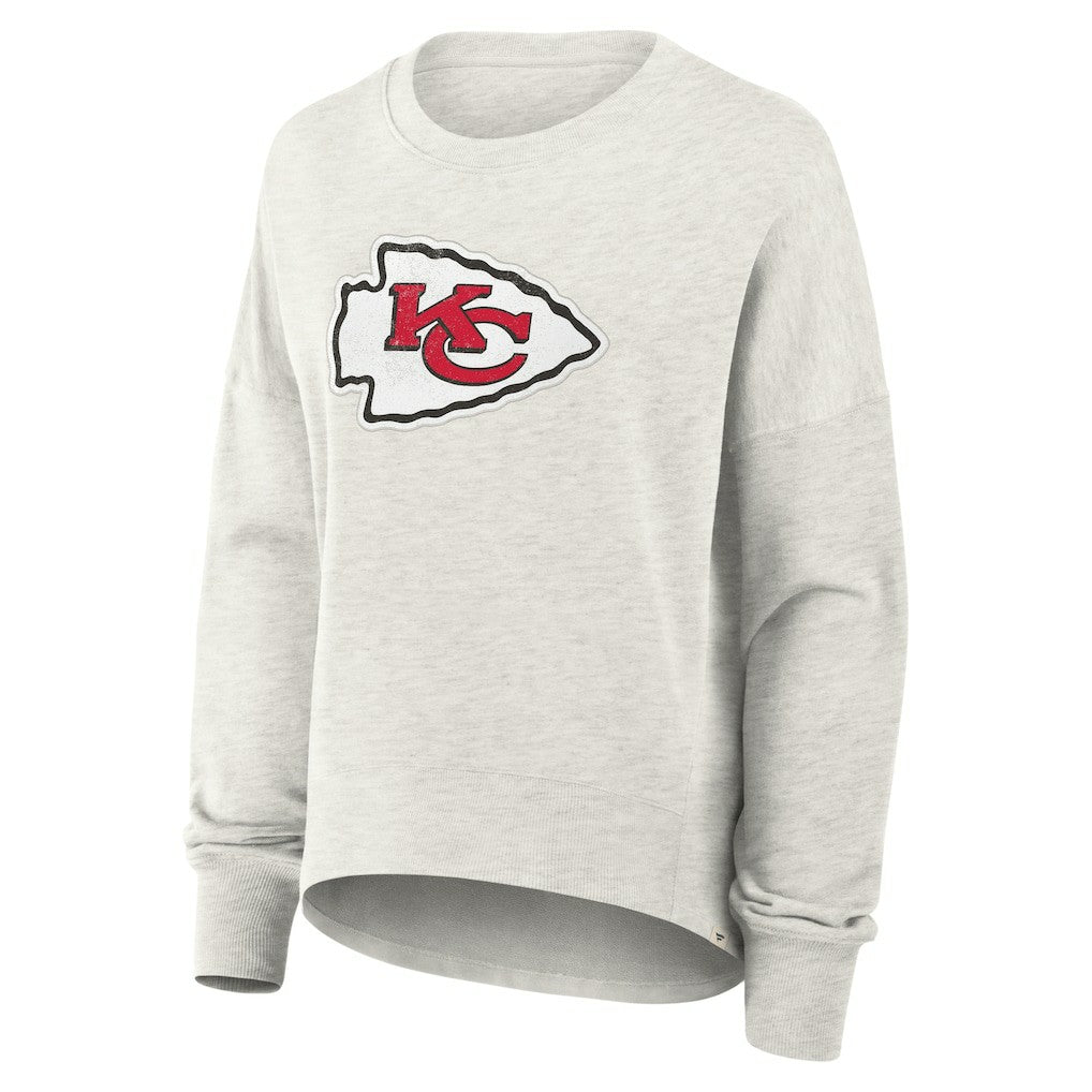 Kansas City Chiefs Women's Oversized Hometown Pullover Sweatshirt - Heather Gray online