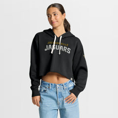 Jacksonville Jaguars Women's Oversized Hometown Heritage Cropped Hoodie - Black online