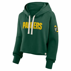 Green Bay Packers Women's Oversized Hometown Heritage Cropped Hoodie - Green online