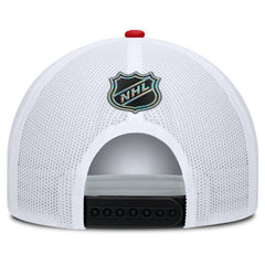 Detroit Red Wings Fanatics Authentic Pro Rink A-Frame Adjustable Hat - Black/White Hats
