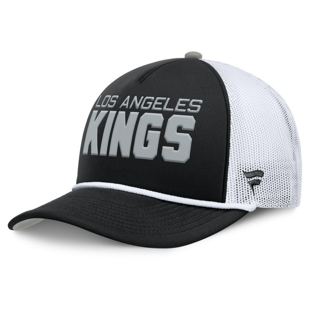 Los Angeles Kings Fanatics Authentic Pro Rink A-Frame Adjustable Hat - Black/White Hats